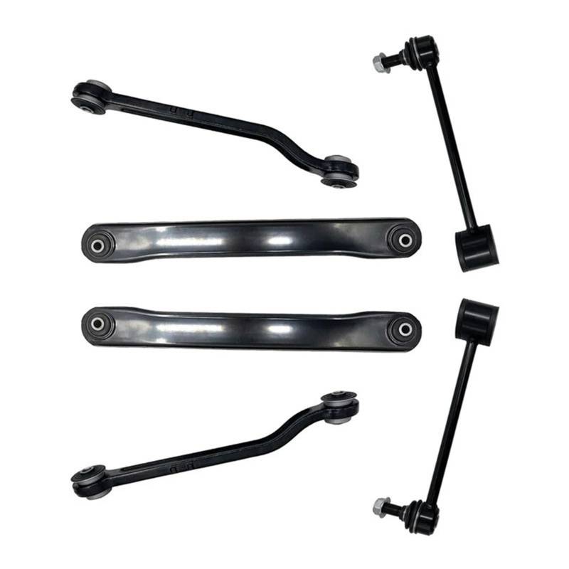 VBNYBA Querlenker Satz Kompatibel Mit Chevrolet Für Avalanche 1500 2002-2006 Für Avalanche 2007-2013 6-teiliges Stabilisator-Set Für Hintere Querlenker OEM: K641916 K641866 K6700 von VBNYBA