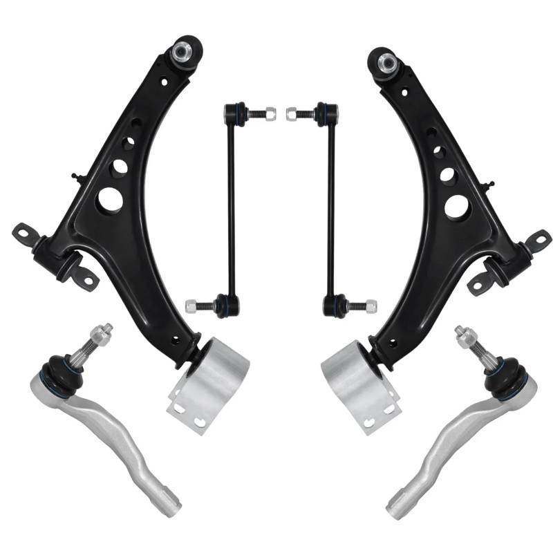 VBNYBA Querlenker Satz Kompatibel Mit Chevrolet Für Malibu 2016 2017 2018 2019 CMS501266 CMS501267 6 Stück Auto Front Lower Arm Kugelgelenk Spurstange Autoteile von VBNYBA