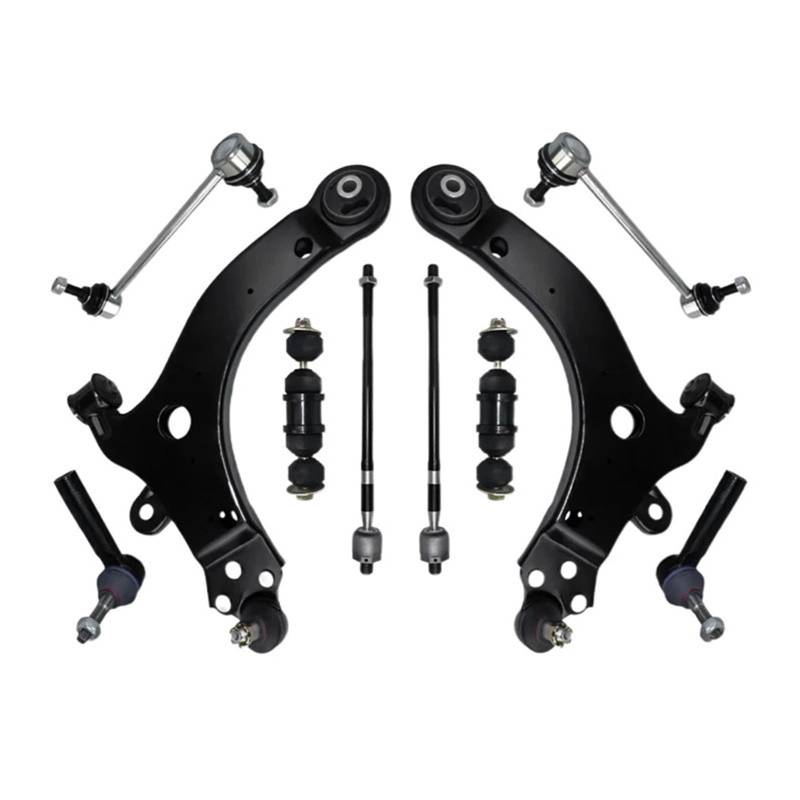 VBNYBA Querlenker Satz Kompatibel Mit Chevrolet Für Monte Für Carlo 2000-2005 Für Impala 2006-2013 Auto Front Lower Arm Spurstangenkopf Aufhängung OEM: K620676 K620675 von VBNYBA