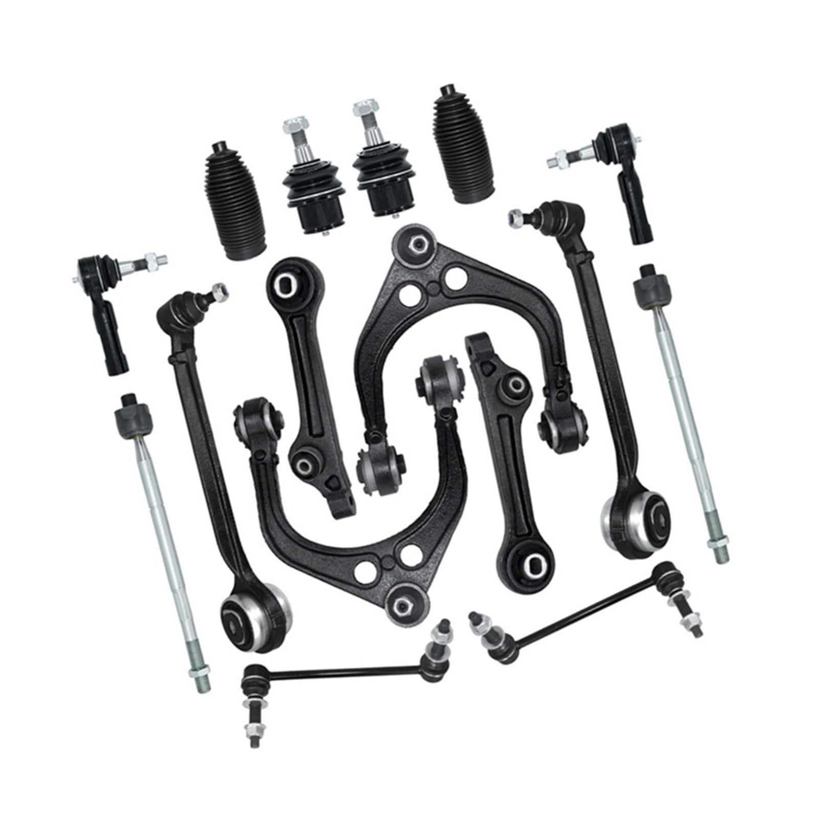 VBNYBA Querlenker Satz Kompatibel Mit Dodge Für Challenger RWD Für Charger RWD 2015 2016 2017 2018 OEM: K010536 K010535 Auto Vorne Oben Unten Querlenker Stabilisator Sway Link von VBNYBA