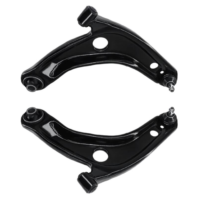 VBNYBA Querlenker Satz Kompatibel Mit Toyota, Für Yaris 2007–2018, Für Prius C 2012–2019, 2 Stück Auto-Querlenker Vorne Unten Mit Kugelgelenken, Kit RK620572, RK620573 von VBNYBA