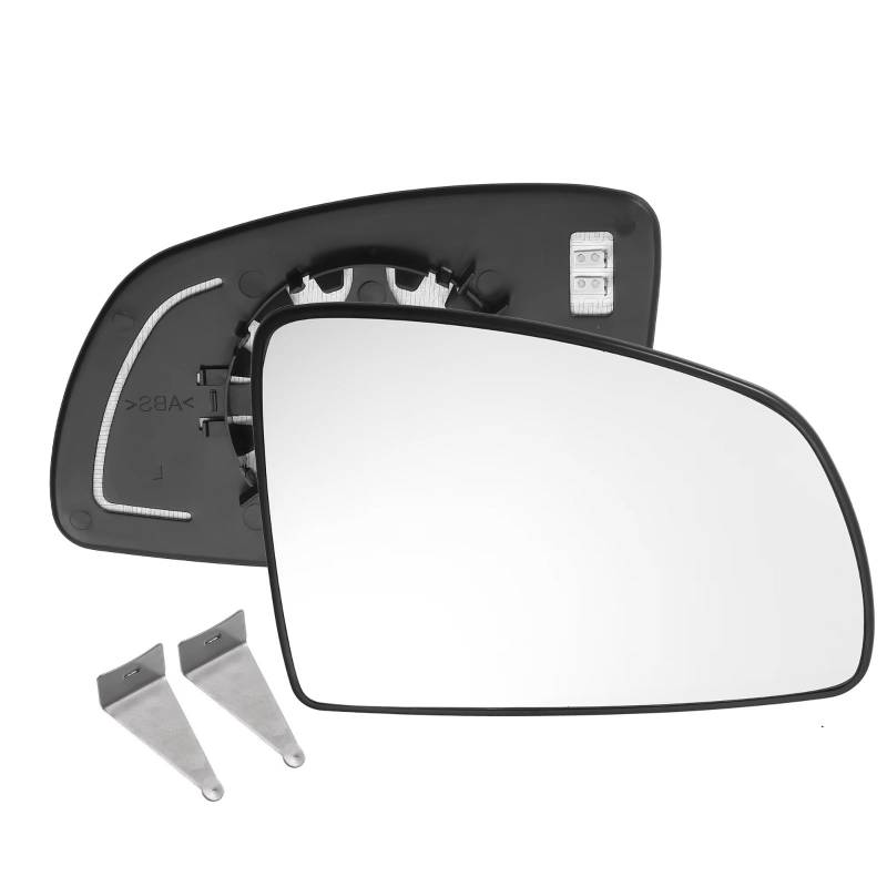 VBNYBA Seitenrückspiegelglas Kompatibel Mit Opel Für Meriva A 2002–2010 OEM: 6428779 6428720 Linke Rechte Seite Beheiztes Rückspiegelglas Mit Trägerplatte Außenteile(Right) von VBNYBA