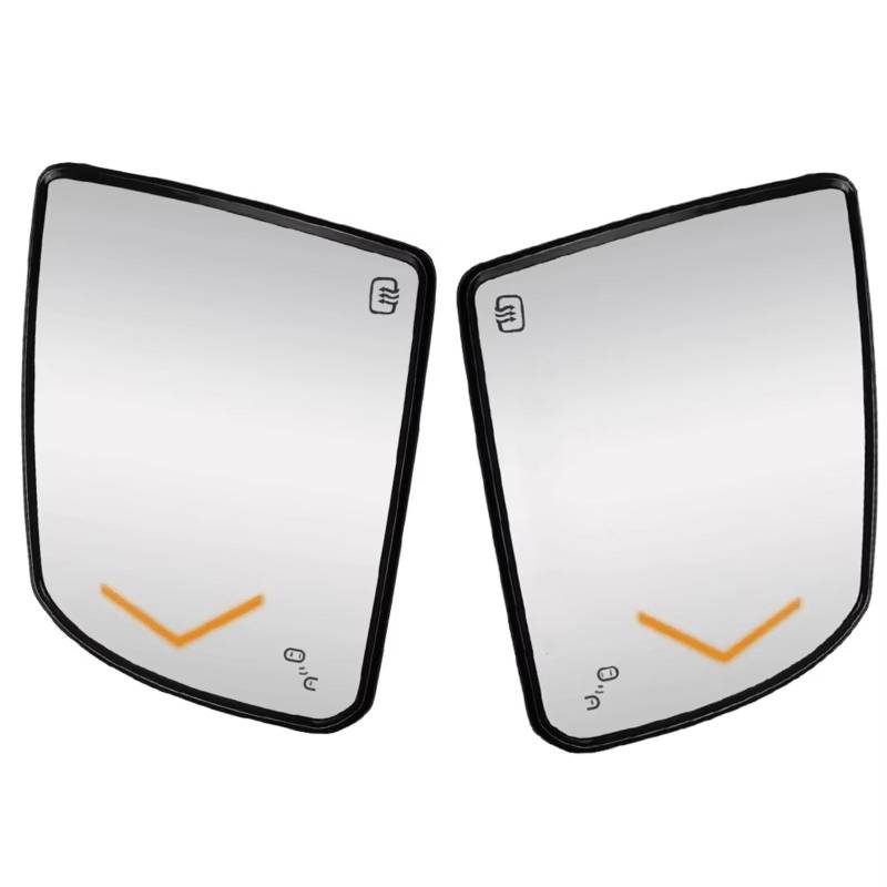 VBNYBA Seitenrückspiegelglas Kompatibel Mit Toyota Für Sequoia 2008–2017 879030C030 Auto Beheizter Seitenrückspiegel Glaslinse Blindglaslinse Mit Blinkerlicht(1 Pair) von VBNYBA