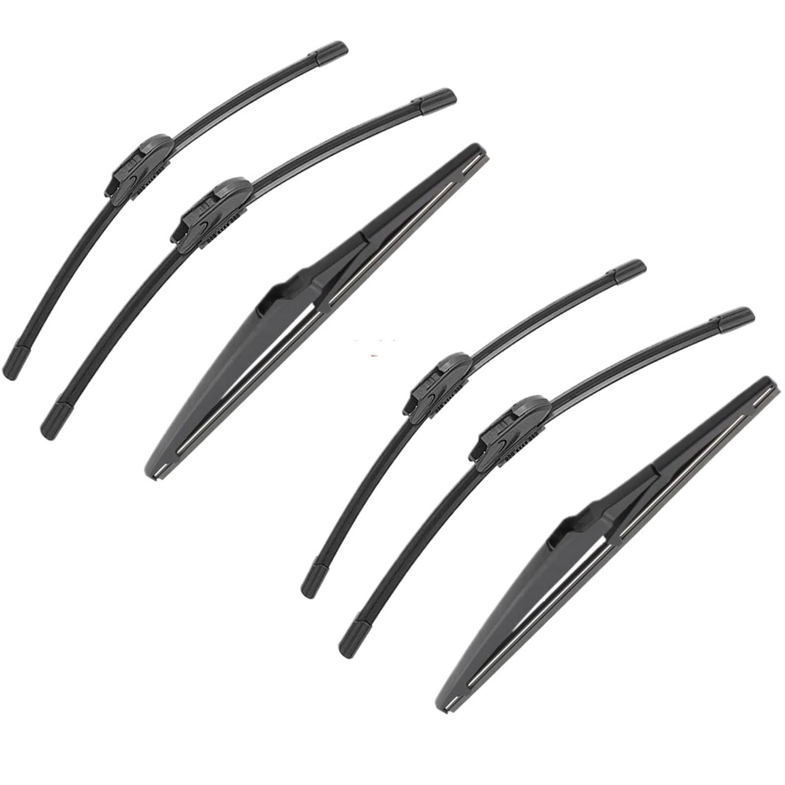 VBNYBA Wischerblätter Kompatibel Mit Chevrolet Für HHR 2006 2007 2008 2009 2010 2011 Autowischer Vorne Hinten Wischerbürsten Autozubehör Scheibenwischer(6 PCS) von VBNYBA