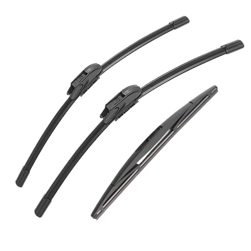 VBNYBA Wischerblätter Kompatibel Mit Für X5 F15 2013 2014 2015 2016 2017 2018 Wischerbürsten Vorne Hinten Scheibenwischer Autowischer Autozubehör(3 PCS) von VBNYBA