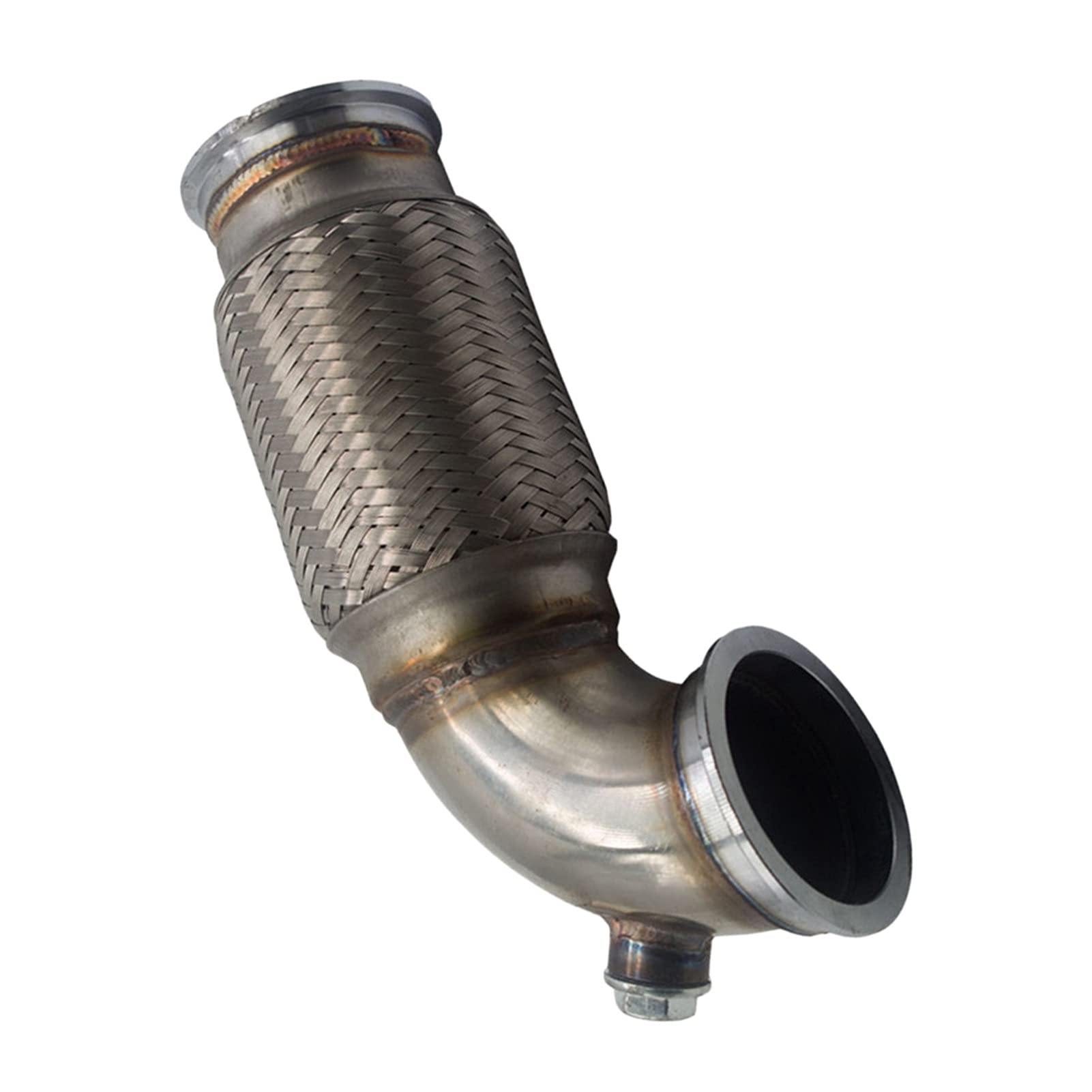 VBPBHFFNMW 2.5 "V-Band in Band Downpipe Niedrigprofil 90 Grad for Flexbalg, O2 Turbolader und Teile von VBPBHFFNMW