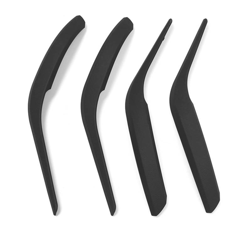 VBPBHFFNMW LHD RHD Karbonfaser-Innentürgriff-Abdeckungs-Verkleidungssatz Ersatz passend for BMW X1 E84 2010-2016 Inner door handle(Black 4pcs set) von VBPBHFFNMW