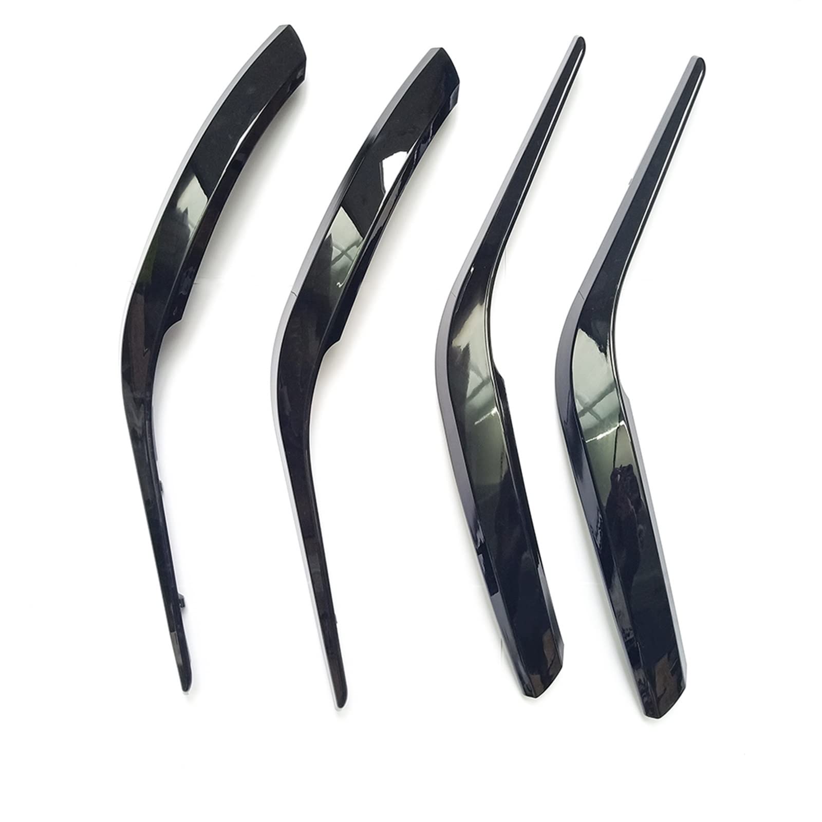 VBPBHFFNMW LHD RHD Karbonfaser-Innentürgriff-Abdeckungs-Verkleidungssatz Ersatz passend for BMW X1 E84 2010-2016 Inner door handle(Pianoblack 4pcs set) von VBPBHFFNMW