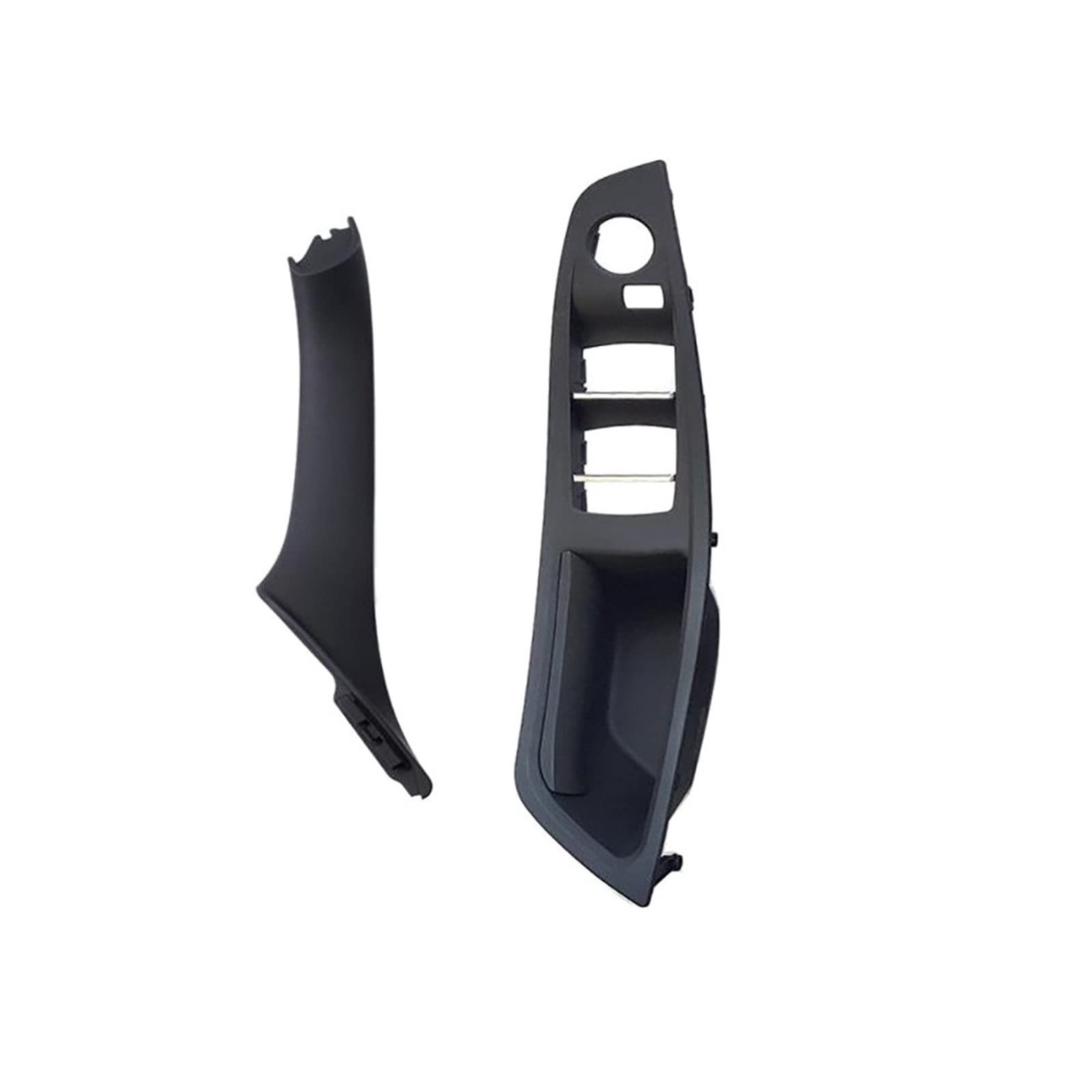 VBPBHFFNMW RHD Rechtslenker Auto Innentür Fenster Schalterabdeckung Original Innentürgriff Verkleidung Passend for BMW F10 F11 F18 520 523 525 Inner door handle(Front 2pcs Black) von VBPBHFFNMW