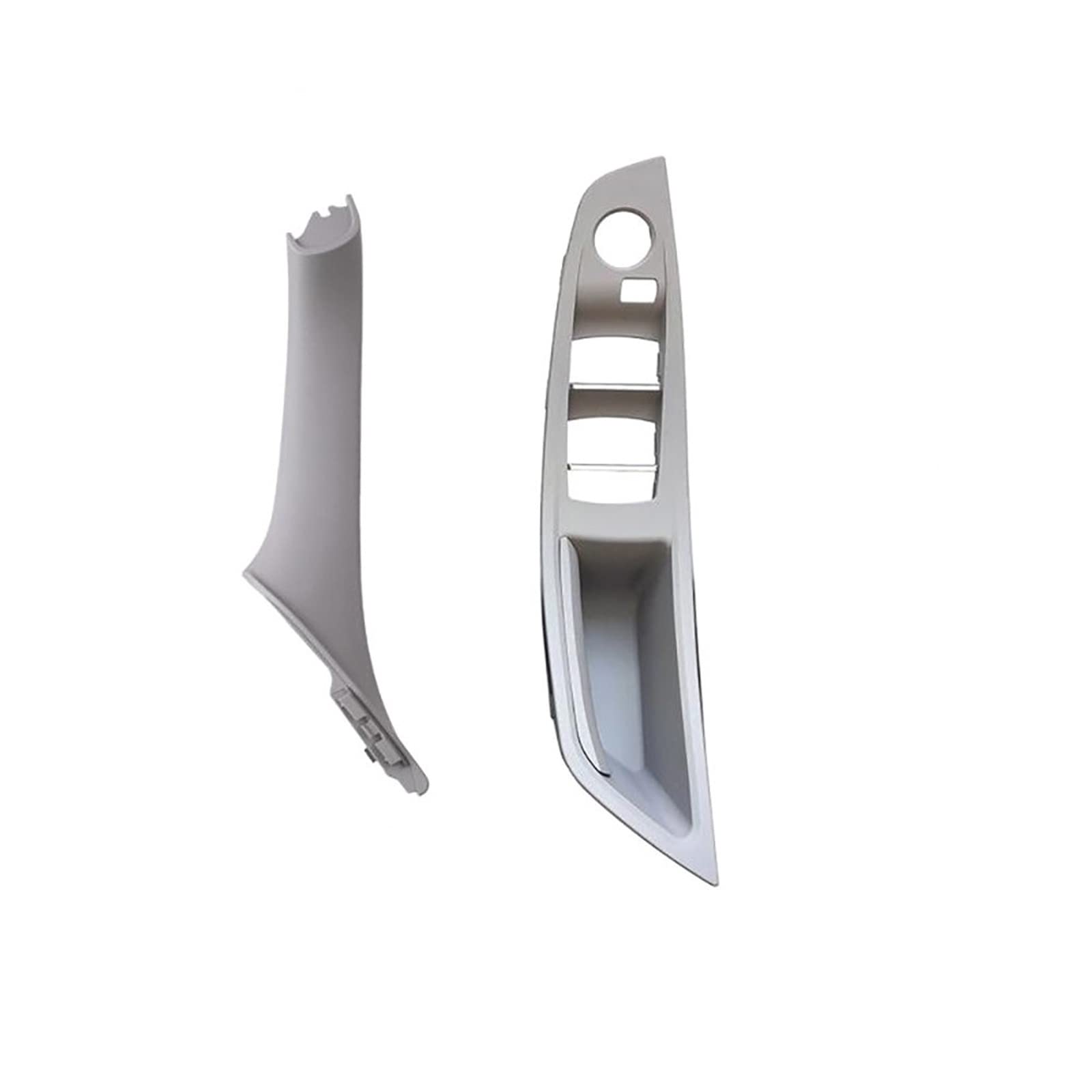 VBPBHFFNMW RHD Rechtslenker Auto Innentür Fenster Schalterabdeckung Original Innentürgriff Verkleidung Passend for BMW F10 F11 F18 520 523 525 Inner door handle(Front 2pcs Gray) von VBPBHFFNMW