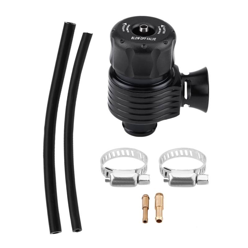 VBPBHFFNMW Universal 25mm / 1 Zoll Auto Turbo Blow Off-Ventil-Ventil-Adapter-Kit Horn-Form-Single-Turbinen-Druckentlastungsventil Turbolader und Teile von VBPBHFFNMW