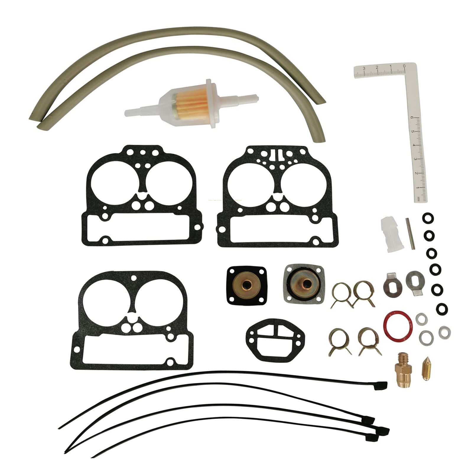 VBPBHFFNMW Vergaser-Reparatur-Kit for geeignet for Weber 40/42/44 DCNF 4 Fit for Bolzen oder 5 Fit for Bolzen Vergaserteile von VBPBHFFNMW