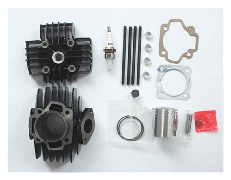 VBPCEFZTLK Zylinderkopfkolben-Ringdichtung-Zündkerze-Kit for Yamaha PW50 PW 50 44mm Große Bohrung PW60 60cc Qt60. Dirt Moto Bike Motocross Kolben und Ringe(SET) von VBPCEFZTLK