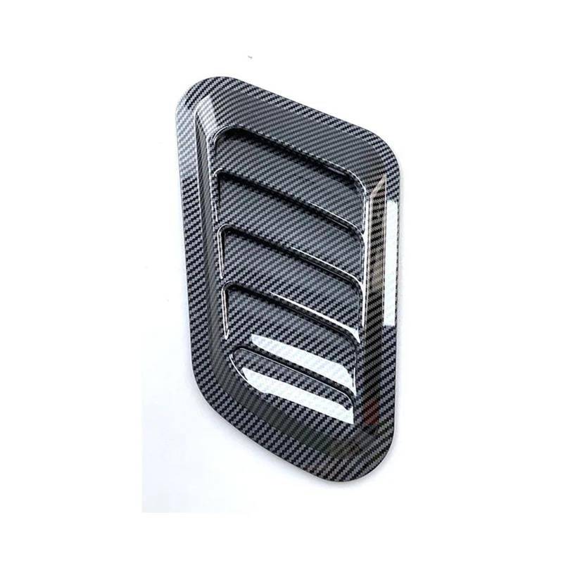 Ansaugschlauch Universal Carbon Fiber Für Auto Air Flow Intake Hood Scoop Bonnet Vent Abdeckung Aufkleber Dekoration Einlassluftrohrschlauch(Carbon fiber pattern) von VBVGMZAS