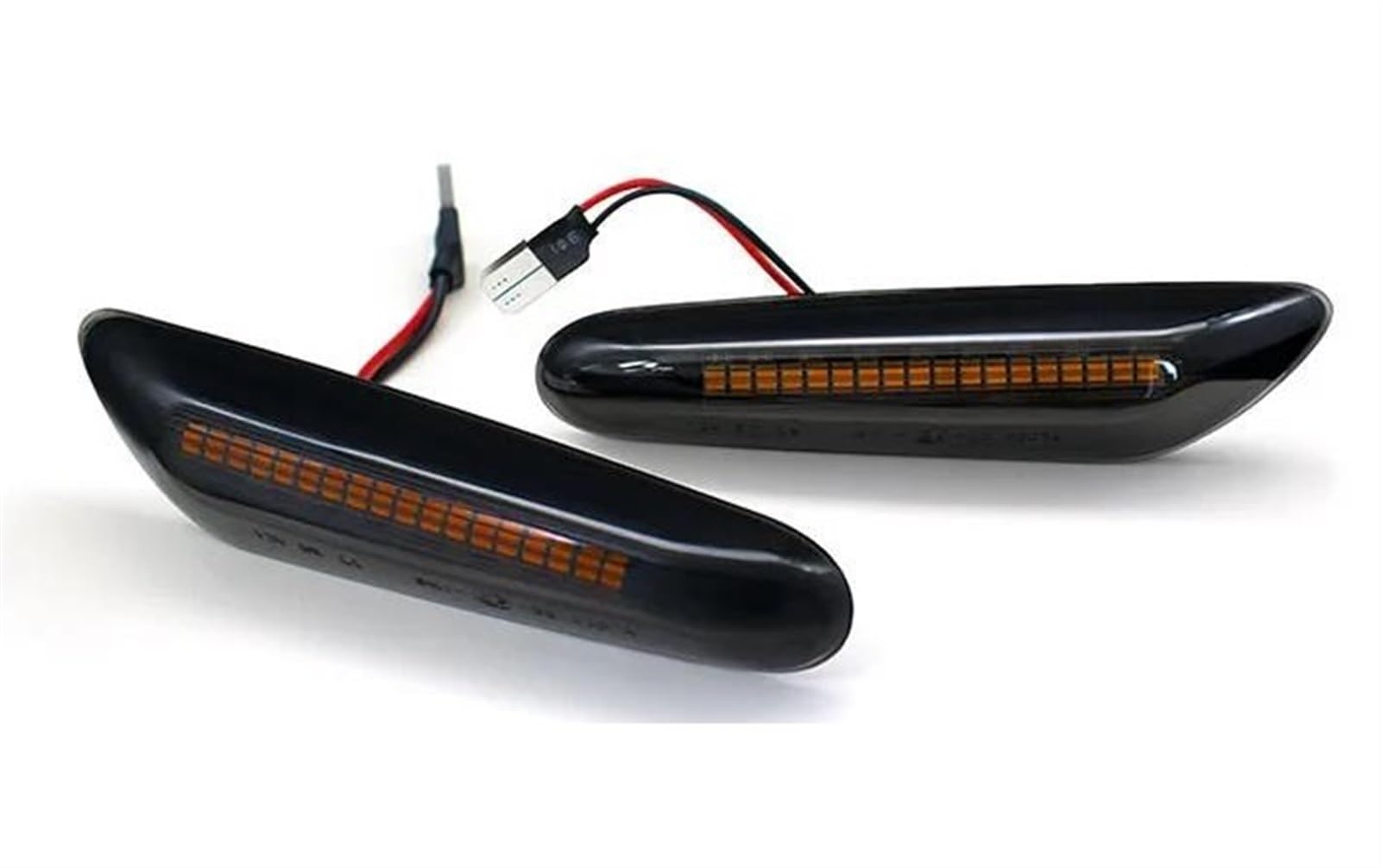 Außenspiegel-Blinker für BMW E60 E61 E90 E91 E92 E93 E81 E82 E88 E46 für X3 für X1 dynamische LED-Blinker (dynamisch), 2 Stück von VBVGMZAS