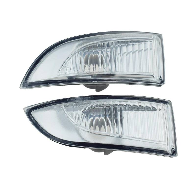 Außenspiegel-Blinker für Fluence Scenic für Megane 2008–2015 rechts/links Außenspiegel-Blinkerleuchte Lampe Linse 261650002R 261600001R Seitenspiegel-Blinker (2 Stück pro Set) von VBVGMZAS