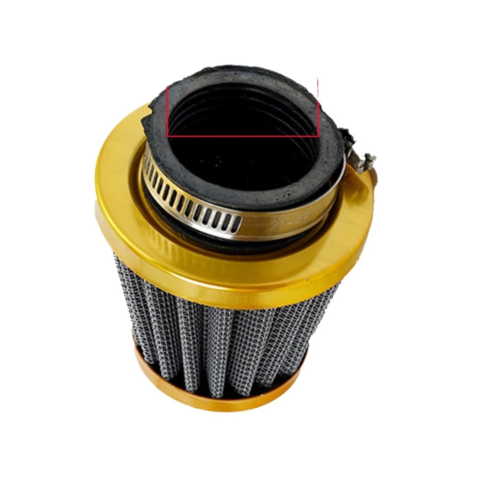 Carburador Carburador Carb Für Für Jog 50cc 90cc Für JOG90 Moped 2 Hub 1E40QMB 1PE40QMB 1E50QMG E-TON Mit Luftfilter Motorrad 19mm Vergaser Carburador Moto(Yellow air fliter) von VBVGMZAS