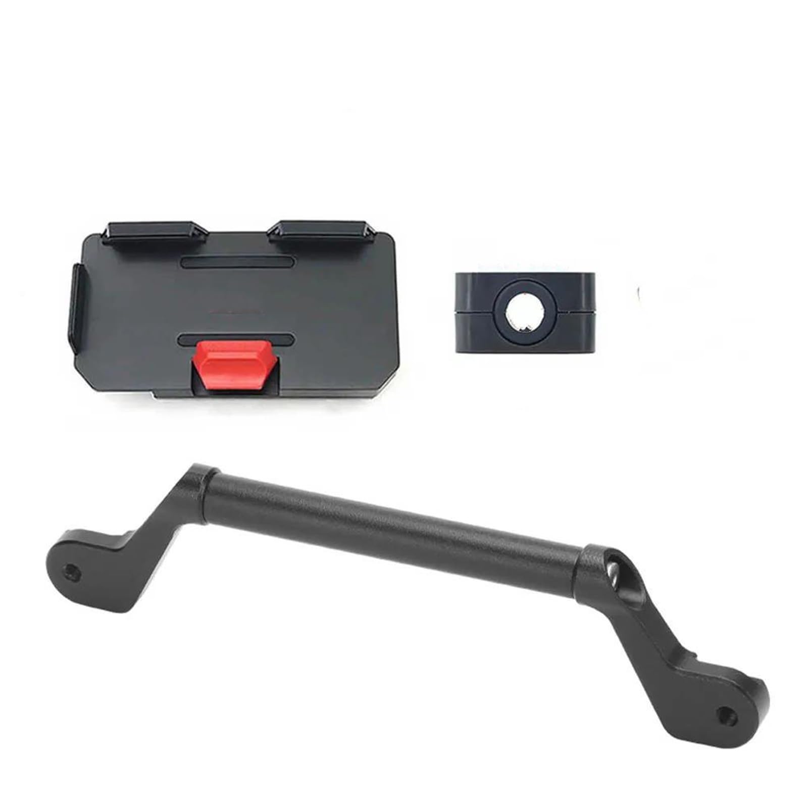 Für TIGER1200 Für Tiger 1200 GT Für 1200GT Pro 2023-Motorrad Halterung GPS Navigation Halterung StäNder Halter Telefon Motorrad Handyhalter(12mm -Black -Holder) von VBVGMZAS