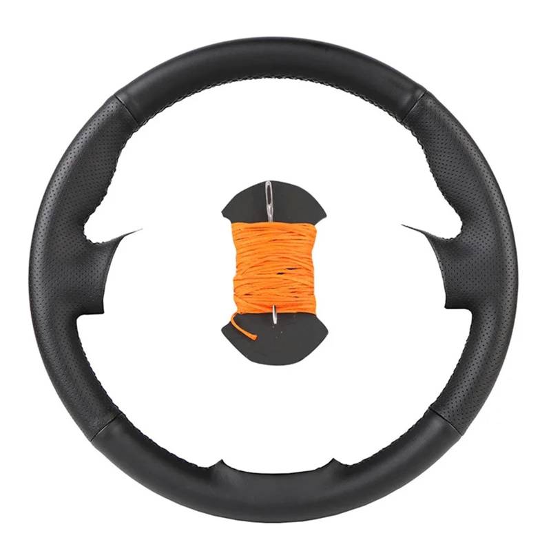 Lenkradbezug Für Toyota Für Land Für Cruiser Für Prado Für Tundra Für Tacoma Für 4Runner 2010 2011 2012 2013 2014 Autolenkradabdeckung Lenkradschoner(Orange Thread) von VBVGMZAS