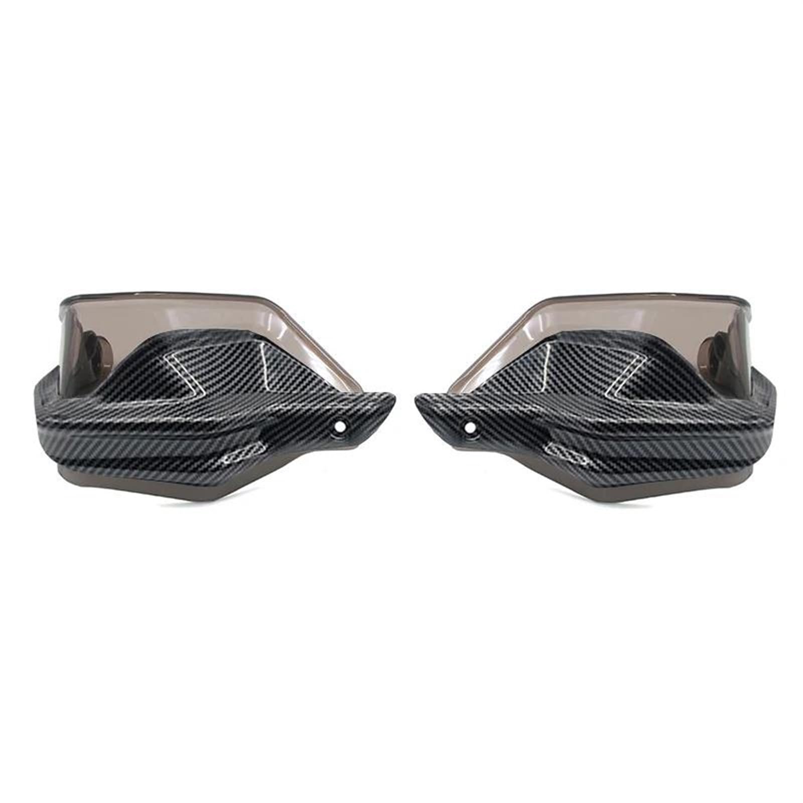 Motorrad Handschutz Für C400GT Für C400 GT Für C 400GT Motorrad Griff Schutz Lenker Handprotektoren Windschutzscheibe Handschützer(Carbon Brown-1Set) von VBVGMZAS