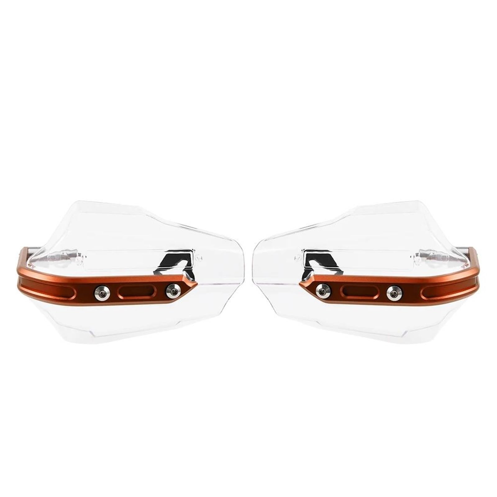 Motorrad Handschutz Für CT125 Für CT110 CRF Für 22MM/28MM Motorrad Lenker Winddicht Handprotektoren Protector Extensions Handschützer(Clear Orange) von VBVGMZAS