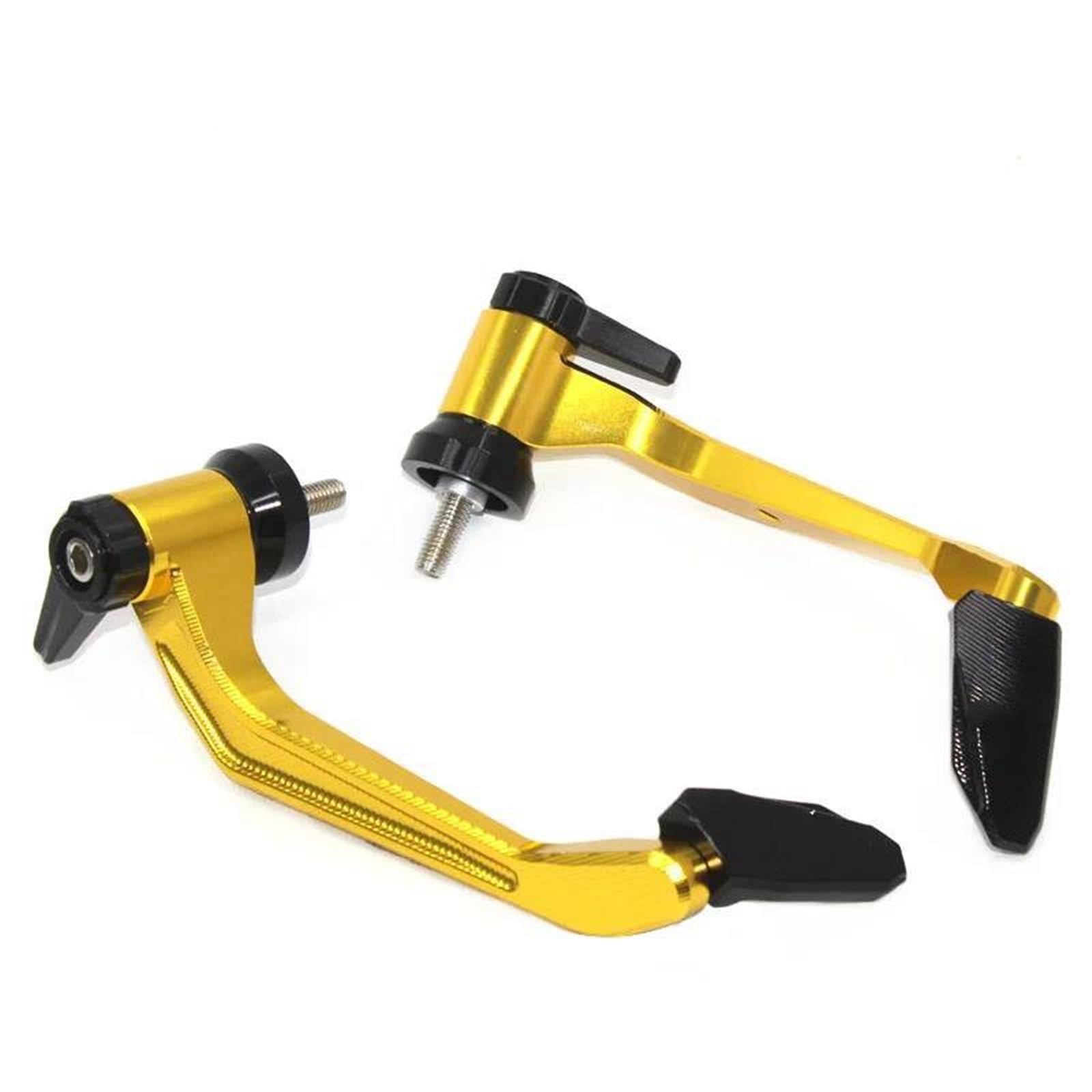 Motorrad Handschutz Für Für MT07 Für MT-07 Für MT09 Für MT-09 Motorrad Bremse Kupplung Hebel Griffe Schutz Zubehör Handschützer(Gold) von VBVGMZAS