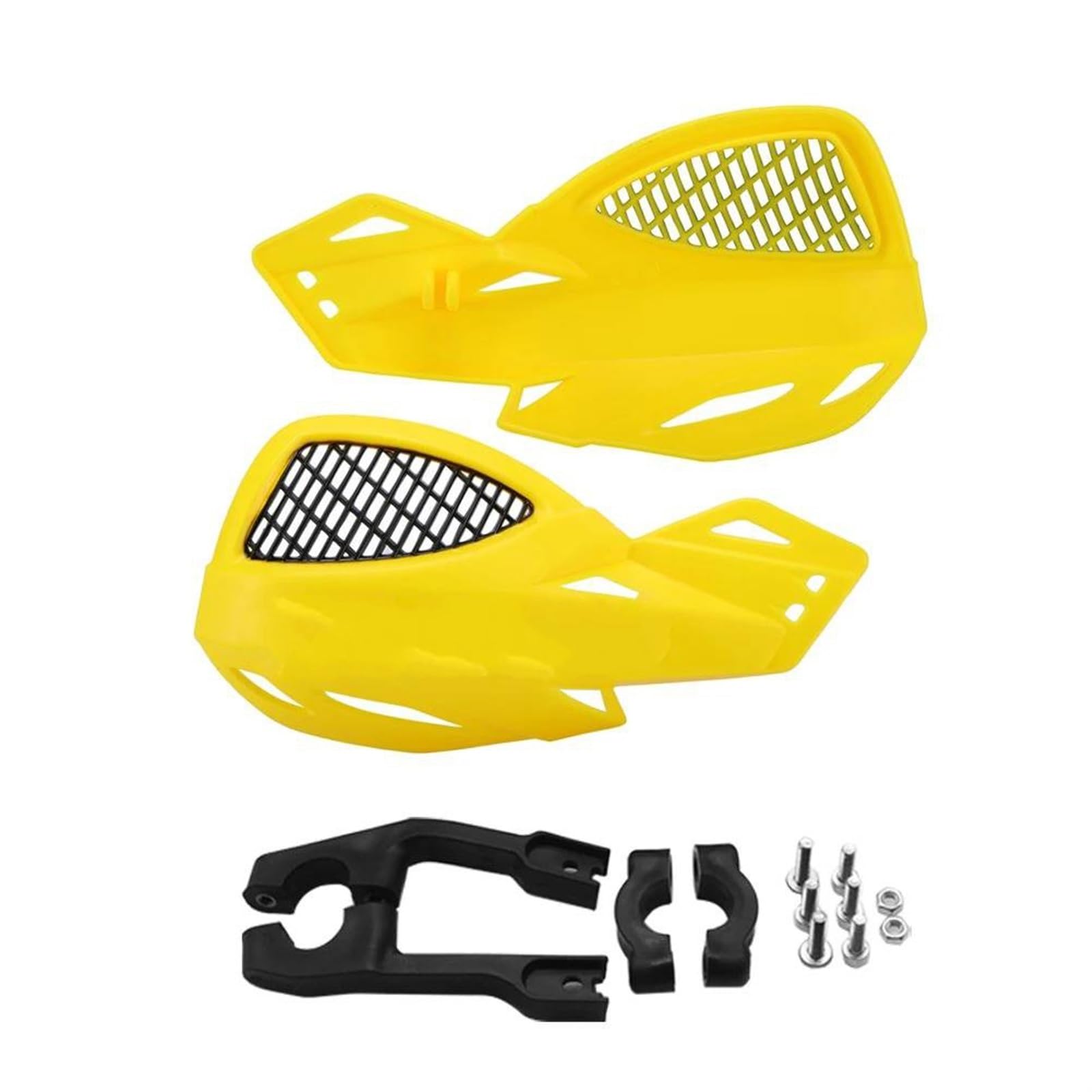 Motorrad Handschutz Für Für SEROW225 Für 250 Motorrad Lenker Universal Handschutz Schutz Getriebe Schild Protector Kit Set Handschützer(Yellow) von VBVGMZAS