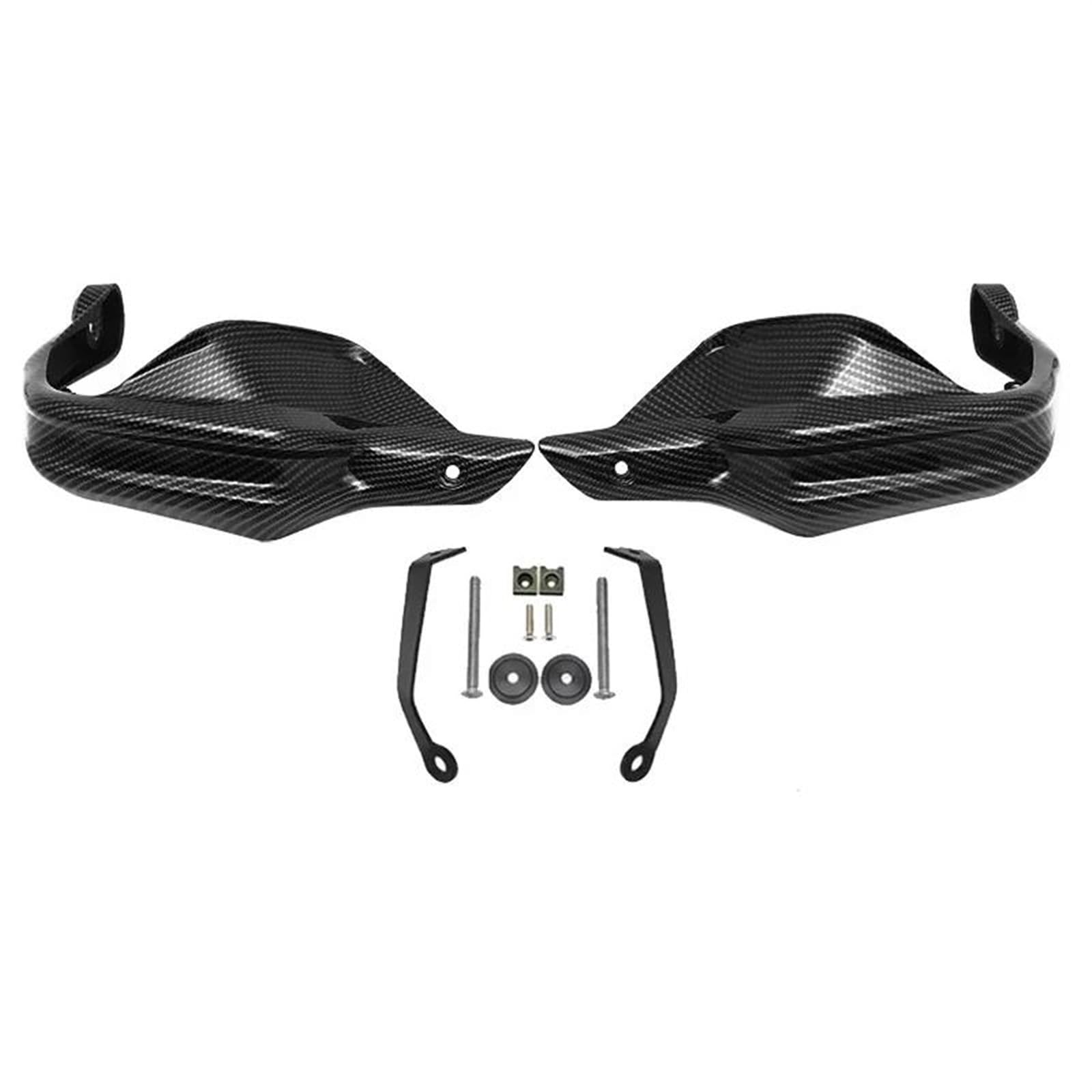 Motorrad Handschutz Für LONCIN Für VOGE 650 Für 500 DS Für 500R Für 650DS Für 500DS Motorrad Lenker Hand Guards Wind Protector Handschützer(Handguard Carbon) von VBVGMZAS