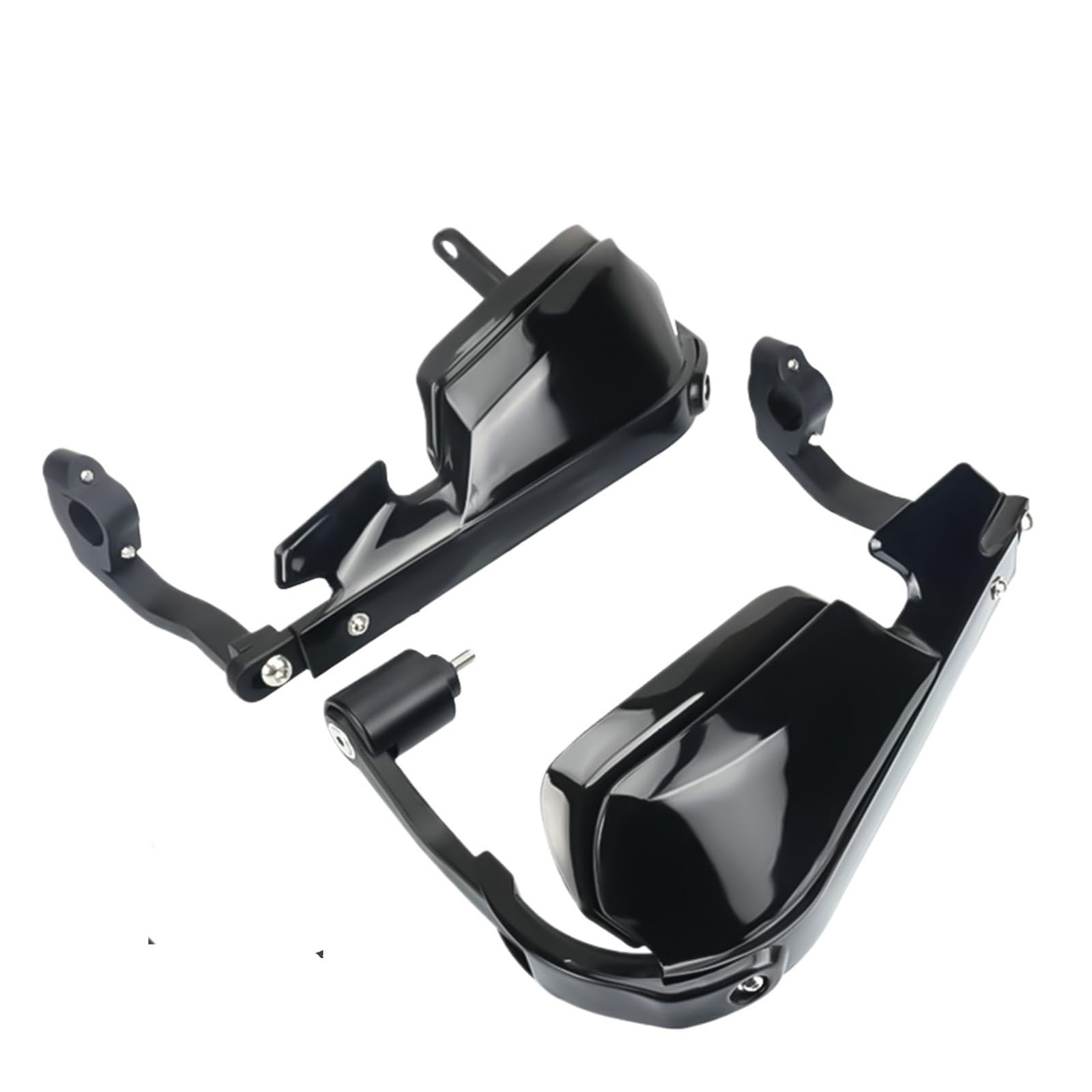 Motorrad Handschutz Für NC750X 2023 2024 Für NC750X MT DCT Motorrad Lenker Wachen Windschutzscheibe Handprotektoren Handschützer(Aluminium Alloy Set) von VBVGMZAS