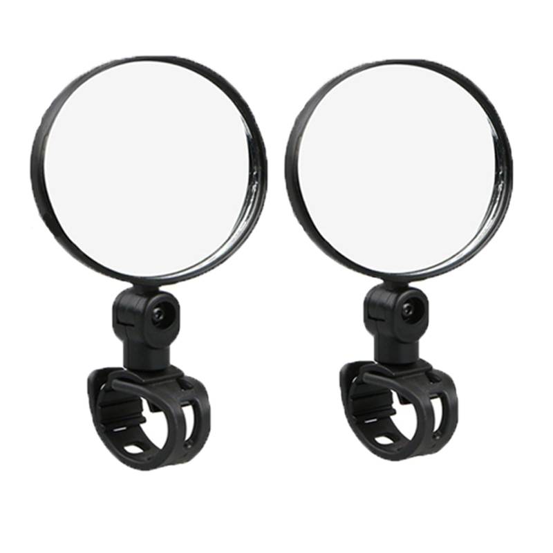 Rückseitenspiegel 360 Rotation Verstellbarer Universal-Fahrrad-Lenker-Rückspiegel Für Fahrrad Motorrad Motorrad Rückspiegel(2pcs Tybe A) von VBVGMZAS