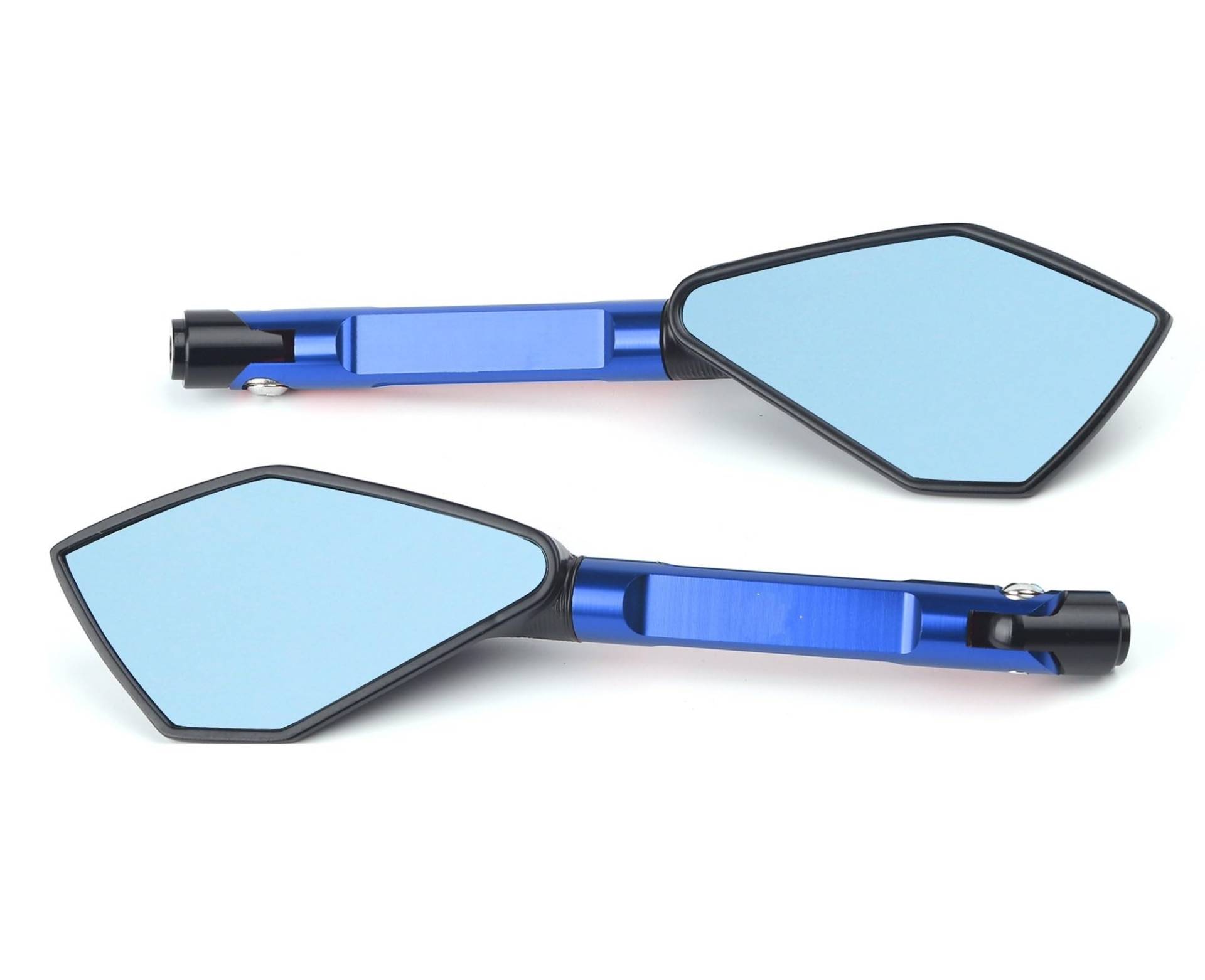 Rückseitenspiegel Für Für MT01 Für MT25 Für MT03 Für MT07 Für MT09 Für MT10 Universal Blau Anti-Glare Motorrad Spiegel Seite Rück Motorrad Rückspiegel(Blue) von VBVGMZAS