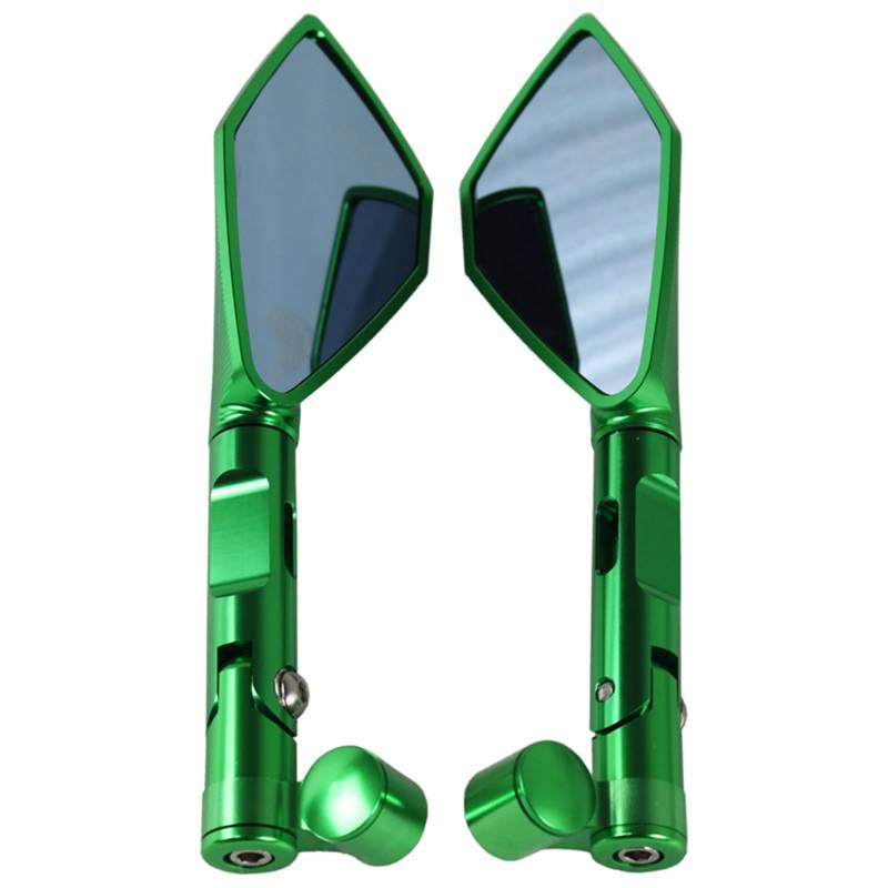 Rückseitenspiegel Für Kawasaki Für Z900 Für Z1000 Für Z650 Für Z125 Für Z 900 1000 650 125 Motorrad Rearview Außenspiegel Motorrad Rückspiegel(Green) von VBVGMZAS