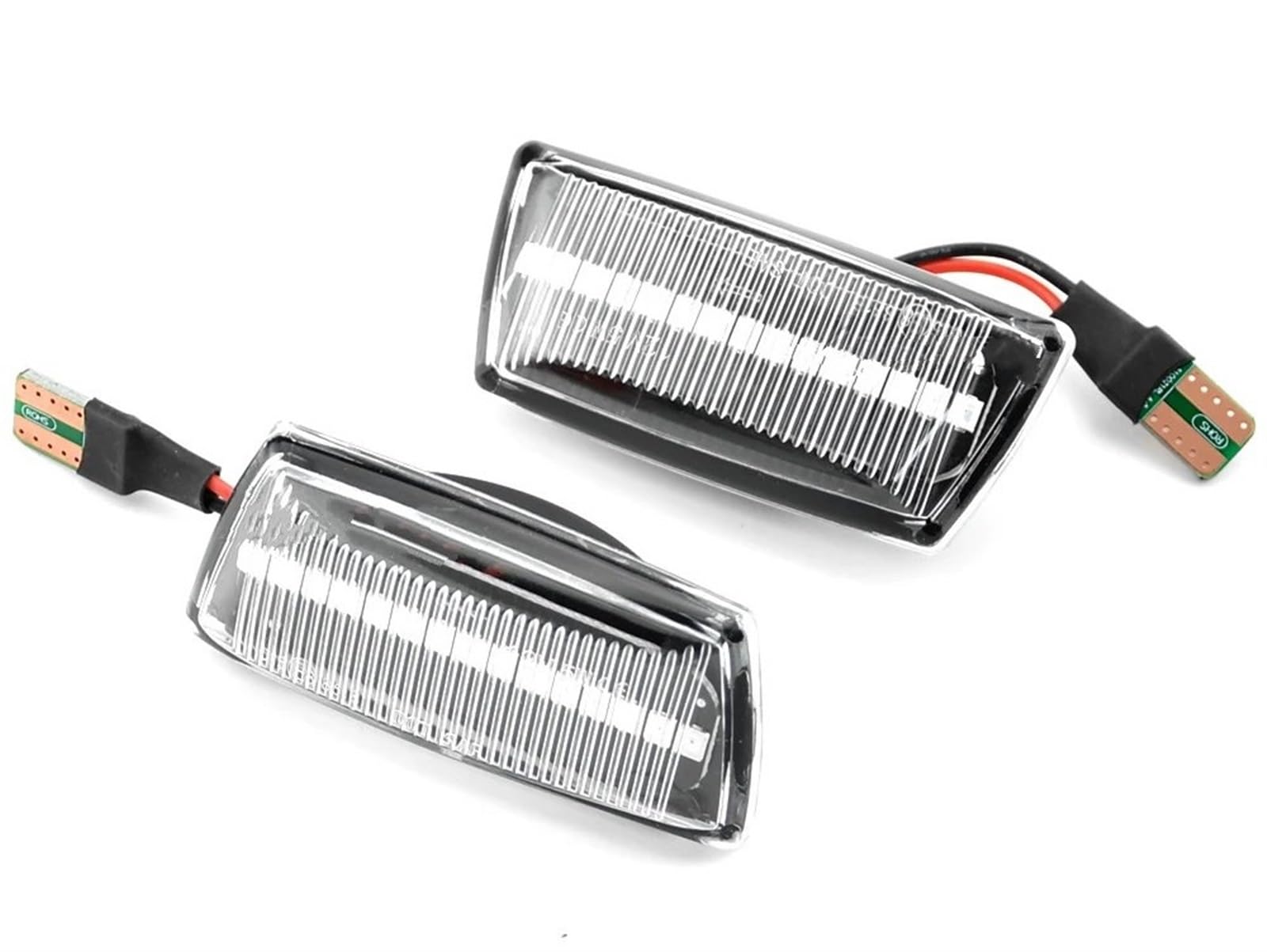 Seitenspiegel-Blinker, 2 Stück, dynamische LED-Blinker, Seitenmarkierung für Chevy, für Cruze 2009, 2010, 2011, 2012, 2013, 2014, Seitenspiegelblinker (kristallweiß) von VBVGMZAS