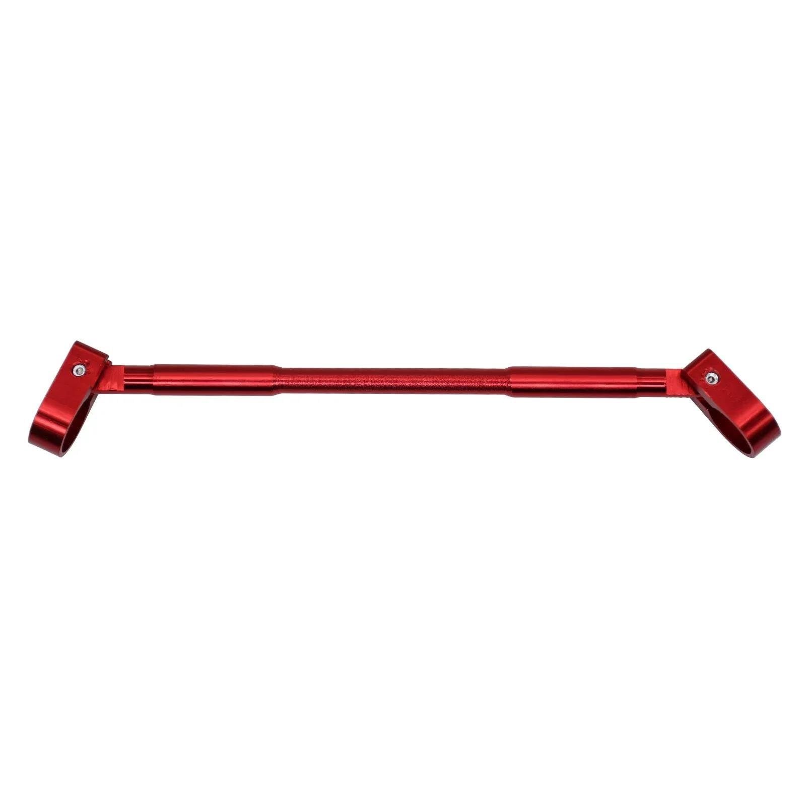 Universal Motorrad 7/8 "Lenker Lenker Lenkrad Stärken Kreuz Bar StäNder Halter Telefon Motorrad Handyhalter(Red) von VBVGMZAS