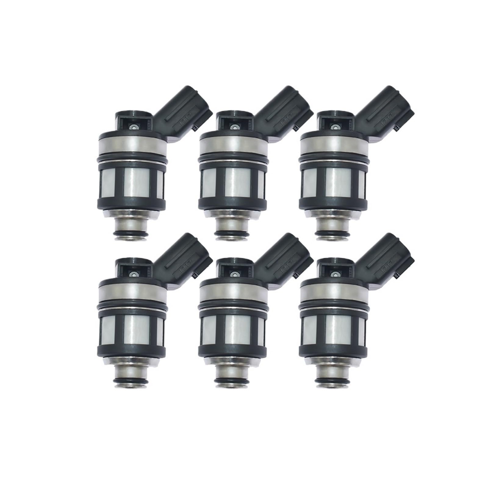 VBVGMZAS Kraftstoffeinspritzdüse Set Von 6 Kraftstoff Injektoren 16600-38Y10 JS23-1 Für Frontier Für Pathfinder Für Quest Für Xterra Auto Einspritzdüse(6PCS) von VBVGMZAS