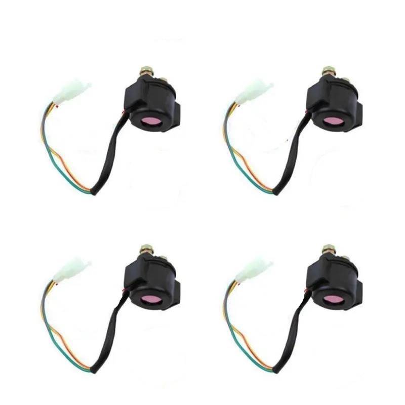 Zündspule 1~8 Stück Für GY6 50cc 125cc 150cc 250cc Für Roller ATV Moped Motorrad Zündspule Starter Relais Encendido Motocicleta(Style A 4pcs) von VBVGMZAS