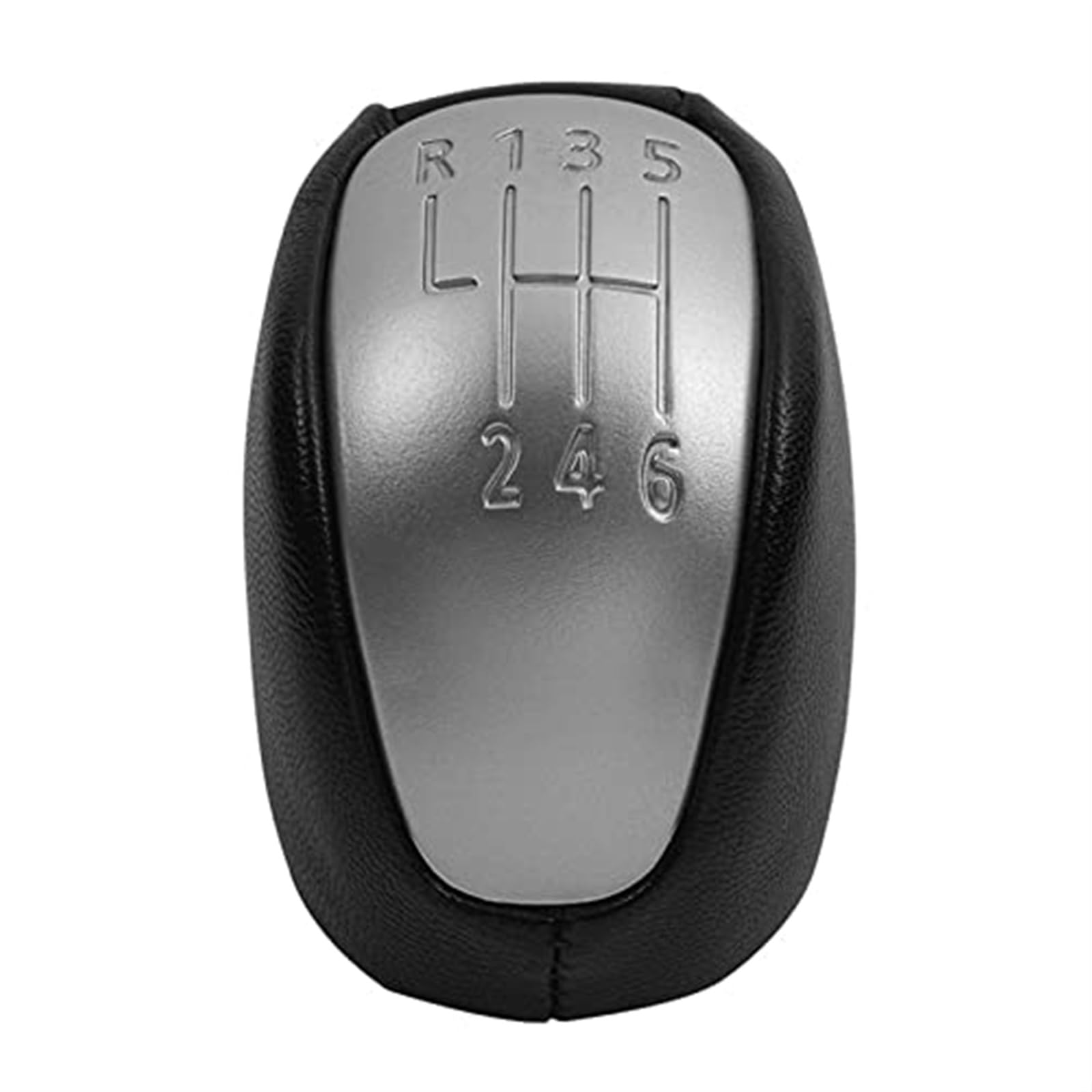 Auto SchaltknüPpel Für Laguna III MK3 2008 2009 2010 2011 2012 2013 2014 2015 Leder Schaltknauf Hebel Shifter Gamasche Boot Fall Kragen(‎Gear Knob Only) von VBVRHAAMZ