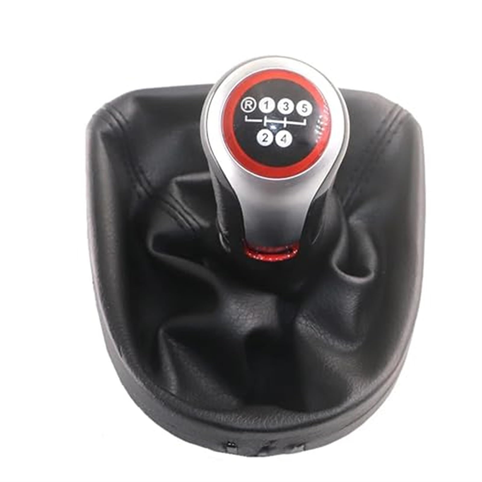 Auto SchaltknüPpel Für Sitz für Altea für Leon II für Toledo III 2004 2005 2006 2007-2012 5/6-Gang-Auto-Schalthebel-Schaltknauf Getriebe-Schaltknaufmanschette(‎5 Speed) von VBVRHAAMZ