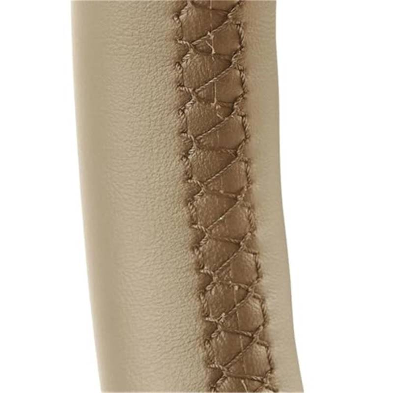 Für Citroen Für C4 Für Picasso 2007-2011 2012 2013 Lenkung Wrap Mikrofaser Leder Hand Nähen Lenkrad Abdeckung LenkradbezüGe(Beige) von VBVRHAAMZ