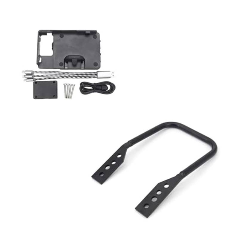 Für F750GS Für F 750 850 GS Für F850GS Für Abenteuer Für ADV 2018-2022 Motorrad Navigation Halterung Smartphone Halter Stehen Motorrad Lenker Navigation Platten Halterung(Set) von VBVRHAAMZ