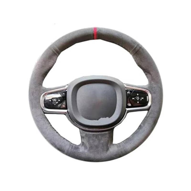 Für Volvo Für S90 Für V90 Für XC90 2015 2016 2017 2018 2019 Für XC60 Für S60 Für V60 2018 2019 Auto Lenkrad Abdeckung LenkradbezüGe(Black Thread) von VBVRHAAMZ