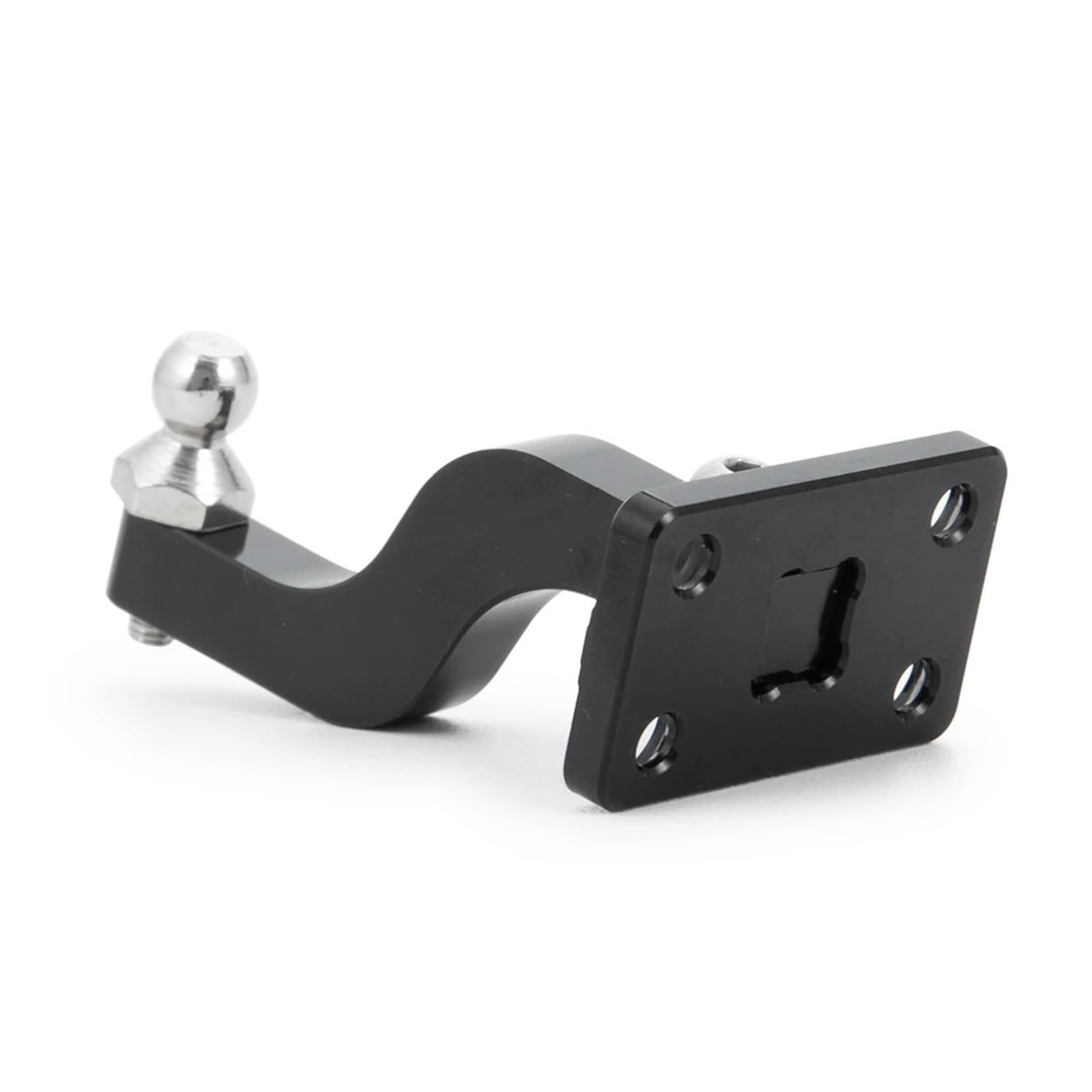 Anhängerkupplungen und Zubehör, Metall Abschleppanhänger Haken Drop Hitch Empfänger for SCX10 1/10 RC Crawler Auto LKW Upgrade Teile Zubehör Für Wohnmobile, SUVs, Geländefahrzeuge und LKWs von VCHICS