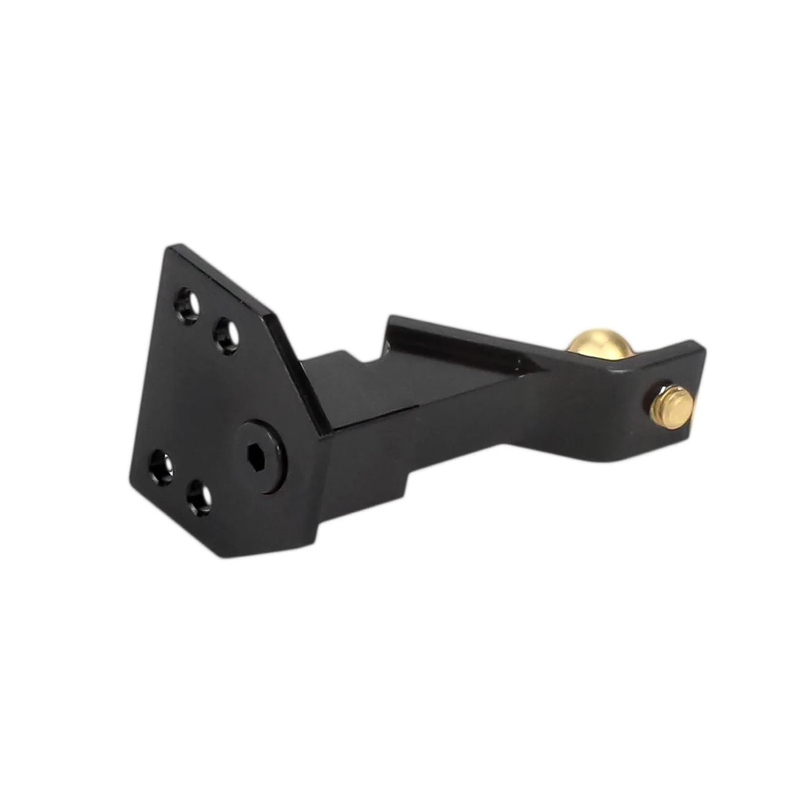 Anhängerkupplungen und Zubehör, Metall Heckstoßstange Abschlepphaken Anhängerhaken Drop Hitch Empfänger for 1/10 RC Crawler Auto Für Wohnmobile, SUVs, Geländefahrzeuge und LKWs(Noir) von VCHICS