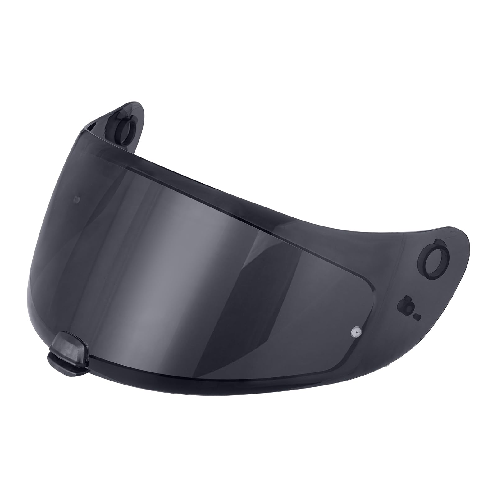 Helm Visier für HJC C70 FG-17 IS-17,Motorradhelm Visier,Motorrad Windschutz Helm Objektiv Visier Vollgesichts,Motorradhelm Zubehör Ersatz (Schwarz) von VCOROS