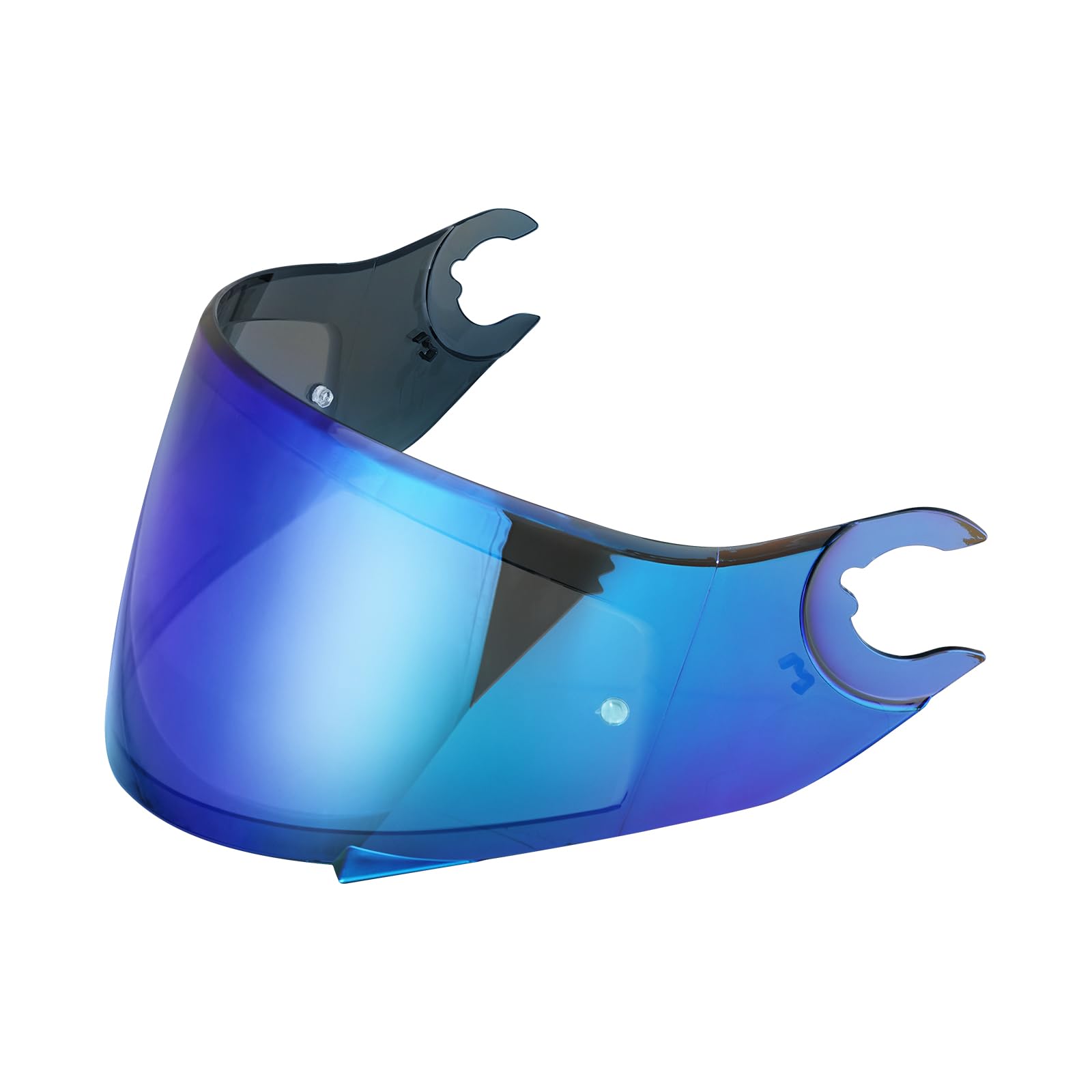 Helm Visier für Shark D Skwal D-Skwal 2 Spartan,Motorradhelm Visier,Motorrad Windschutz Helm Objektiv Visier,Integralhelm Visier UV-Beständig,Motorradhelm Visier Ersatz (Chrom Blau) von VCOROS