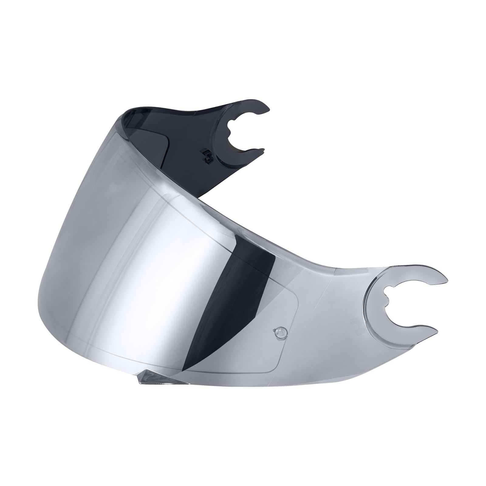 Helm Visier für Shark D Skwal D-Skwal 2 Spartan,Motorradhelm Visier,Motorrad Windschutz Helm Objektiv Visier,Integralhelm Visier UV-Beständig,Motorradhelm Visier Ersatz (Chrom Silber) von VCOROS