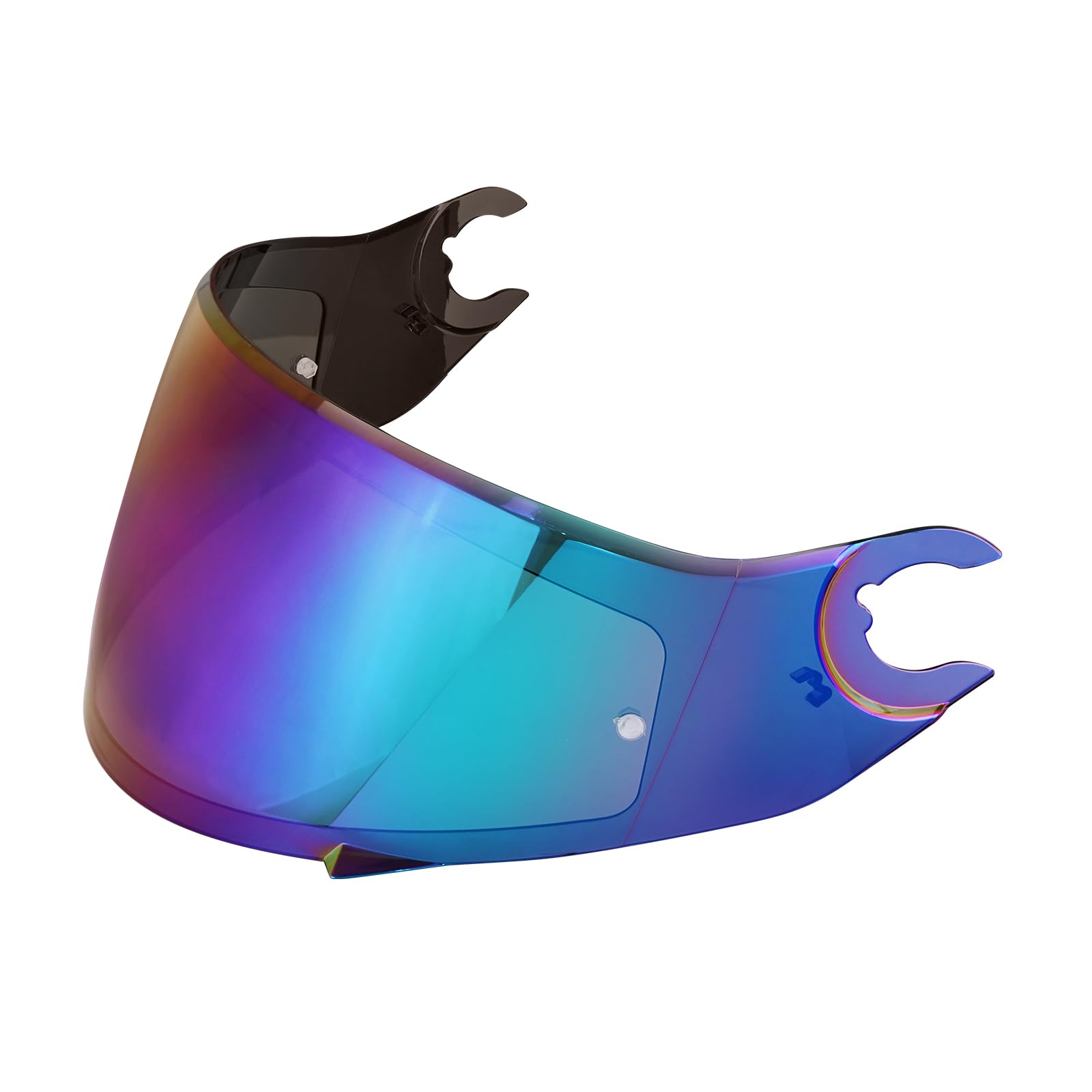 Helm Visier für Shark D Skwal D-Skwal 2 Spartan,Motorradhelm Visier,Motorrad Windschutz Helm Objektiv Visier,Integralhelm Visier UV-Beständig,Motorradhelm Visier Ersatz (Regenbogen) von VCOROS