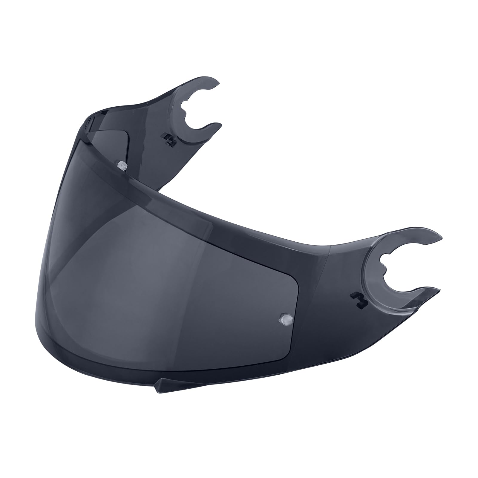 Helm Visier für Shark D Skwal D-Skwal 2 Spartan,Motorradhelm Visier,Motorrad Windschutz Helm Objektiv Visier,Integralhelm Visier UV-Beständig,Motorradhelm Visier Ersatz (Schwarz) von VCOROS