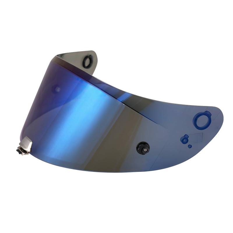 Helmvisier für HJC RPHA-11/RPHA-70/HJ-26,Motorrad Windschutz Helm Objektiv Visier Vollgesichts,Motorradhelm Zubehör Ersatz (Chrom Blau) von VCOROS