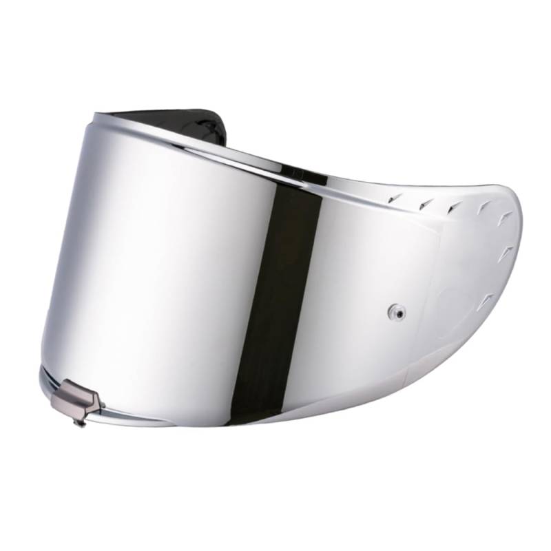 Helmvisier für LS2 FF327,Motorradhelm Visier,Motorrad Windschutz Helm Objektiv Visier Vollgesichts,Motorradhelm Zubehör (Chromsilber) von VCOROS